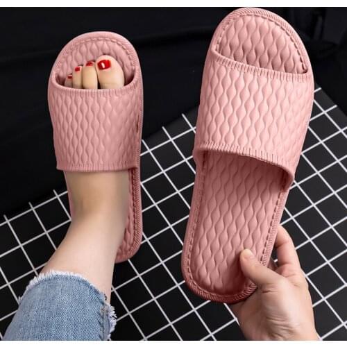 Bathroom slippers summer indoor antiskid couple slippers female summer home cool slippers mens home deodorant soft sole