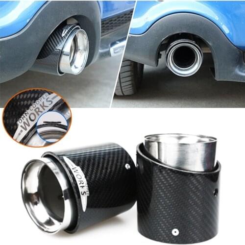 Carbon Best Quality Exhaust Muffler Tip Pipe For JCW MINI Cooper F54 F56 F57 F60 R50 R53 R55 R56 R57 R58 R59 R60 R61 S Works