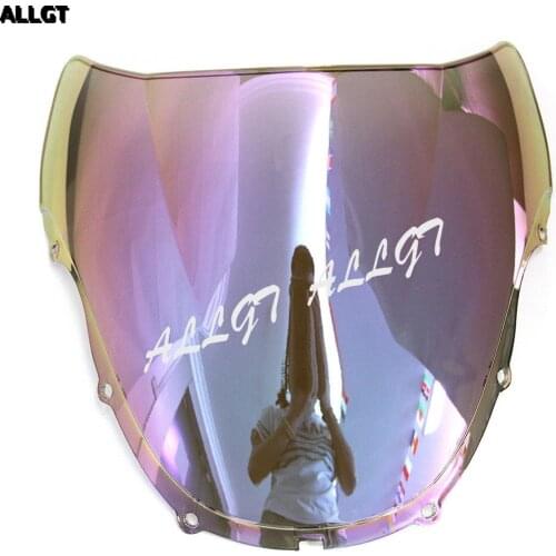 ALLGT Windshield Motorcycle Wind Deflectors Front Windscreen for Honda CBR600 F4 1999 2000