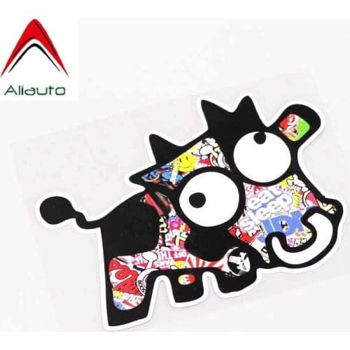 Aliauto Funny Car Sticker Eat Sleep JDM Motorcycle Automobile Styling Waterproof Sunscreen Reflective Decal PVC,13cm*10cm