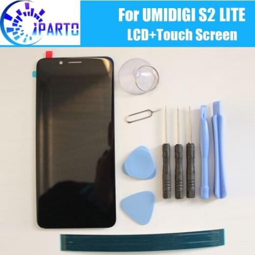 UMIDIGI S2 LITE LCD Display+Touch Screen 100% Original Tested LCD Digitizer Glass Panel Replacement For UMIDIGI S2 LITE