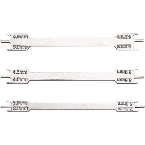 1pc Dental Bracket Gauge Locator Dental Orthodontic Material Stainless Steel Bar Bracket Positioner Dental Lab Tool Size 2.0-6.0