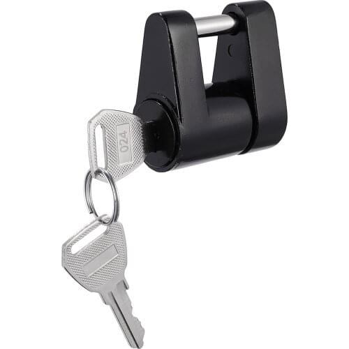 1Pcs Rust-resistance Anti-theft Hard-wearing Durable Hook Lock Tongue Locks Trailer Hitch Lock for Cehicles Cars A30