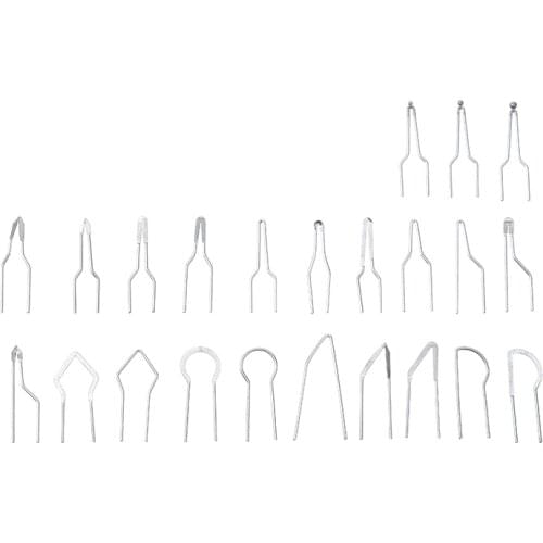 23pcs 1mm Pyrographic Tip Pyrography Wire Tip Nickel Chromium Alloy High Impedance Wood Burning Machine Accessory