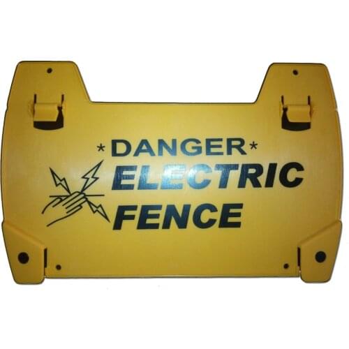 3PCS Danger High Voltage Electric Fence Warning Signs Security Satety Sign