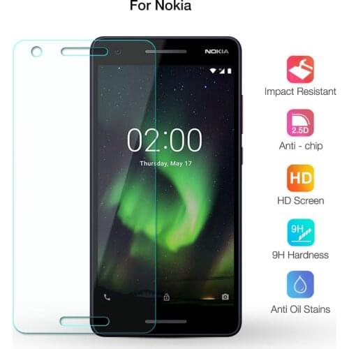 9H HD For Nokia 1 Plus 2 V 2v 2.2 2.3 3.2 4.2 5.1 6.1 Plus 6 (2017) Tempered Glass Protective Screen Protector Film Cover