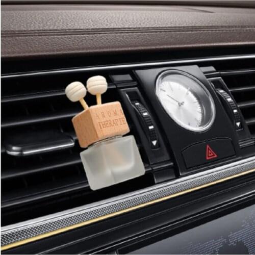 Car Perfume Bottle Perfume Pendant Car-styling Air Freshener Hanging Glass Bottle Auto Ornament For Essential Oils