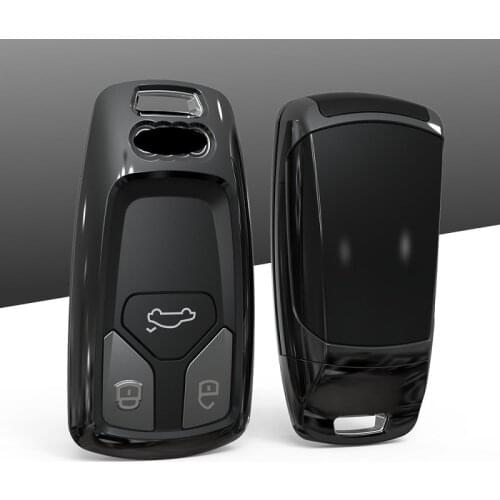 Car key Cover Case for Audi A4 Allroad B9 Q5 Q7 TT TTS 4M 8S 2016 2017 2018