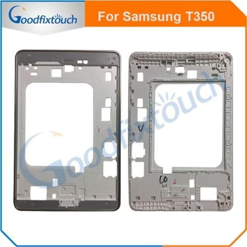 For Samsung Galaxy Tab A SM-T350 T350 high quality LCD Front Bezel Frame Middle Housing Plate rearframe Repair Parts Replacement