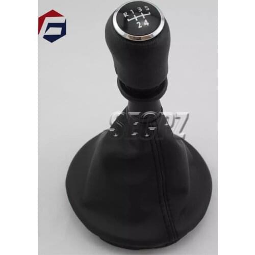For VW Transporter Multivan T5 T6 2003 2004 2005 2006 2007 2008 2009 2010 -2015 Car 5 Speed Gear Stick Shift Knob Leather Boot