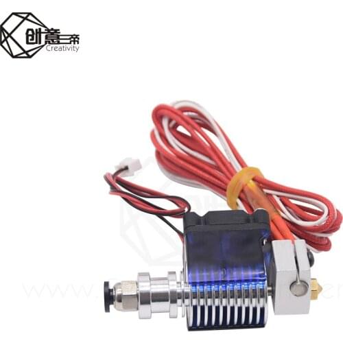 E3D V6 Wade long distance J-head Hotend 12V for 1.75mm/3.0mm Extruder with Cooling fan all metal throt for 3D Printer