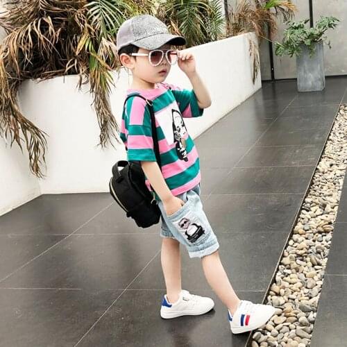 Boy T Shirt Summer Kids 2019 Short Sleeve T-shirt for Girls Top Tees Cotton T Shirts for Summer Teens Tees 3 5 7 9 Years Clothes