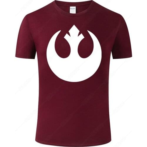 Star Wars Rebel Alliance T Shirt Men Women Cotton Print T-Shirt Summer Short Sleeve Tops Cool Tee Homme Clothes J55