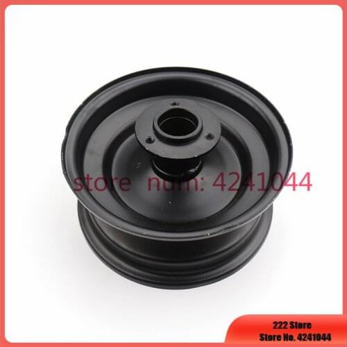 6 inch 4wheel ATV refit accessories rear wheel hub 6'' small bull three hole Flange seat alloy rims use 145/70-6 tire tyre