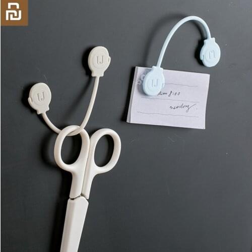 3 pieces Youpin multi-function magnetic Storage strap cable organizer 3 mixed colors Simple silicone for cable food smart home