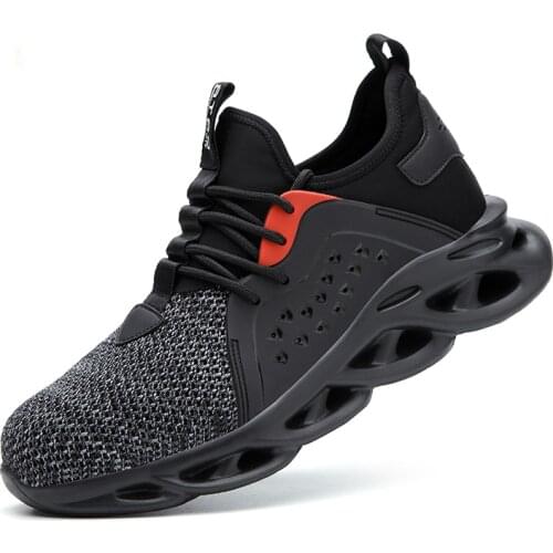 2020 New Safety Shoes Men Lightweight Work Boots Men Steel Toe Shoes Work Sneakers Male Indestructible Safety Boots Men Shoes