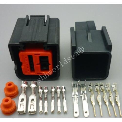 Shhworldsea 7 Pin 1732175-1 Car Auto Door Window Motor Socket Automotive Female Male Connector Plug