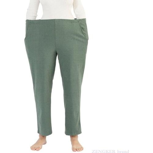 Autumn and winter female fever German velvet bulky plus fertilizer size plus velvet stretch home 8xl casual loose warm pants