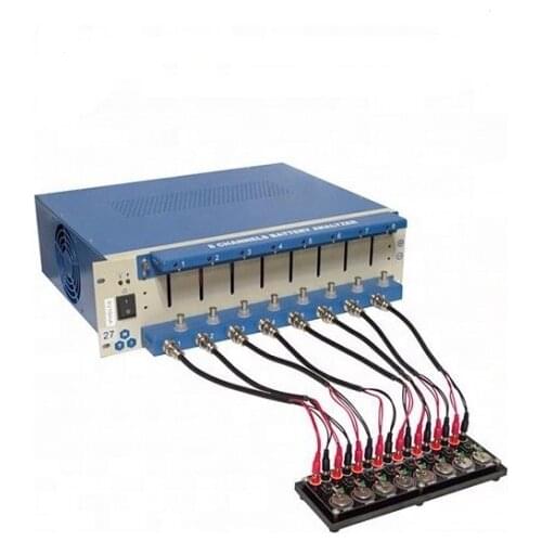 5V1A 3A 5A 6A 8 Channel 18650 Cylindrical Cell & Pouch Cell &Coin Cell Battery Analyser Battery Capacity Tester