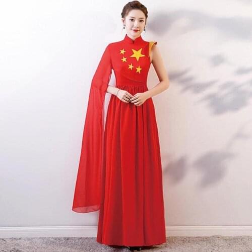 Chinese Traditional Qipao Costumes Sleeveless Cheongsams Flower Female Oriental Outfits Vintage Chinese Style Dress Red