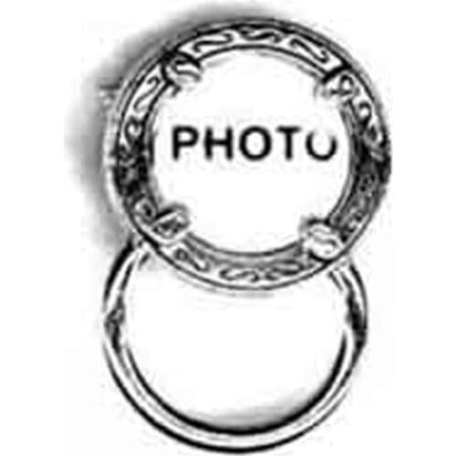 Vintage alloy Pets picture frame charm eyeglass sunglasses goggles holder magnetic badge brooch jewelry accessory