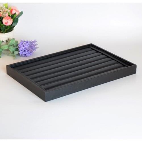 Jewelry Necklace Display Cases Ring Hanger Exhibition Box Fashion Jewelry Display Stand For Jewelry Rack Tray Box