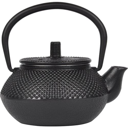 Taşev Linden Hyacinth 300 Ml Black Cast Iron Teapot T0081