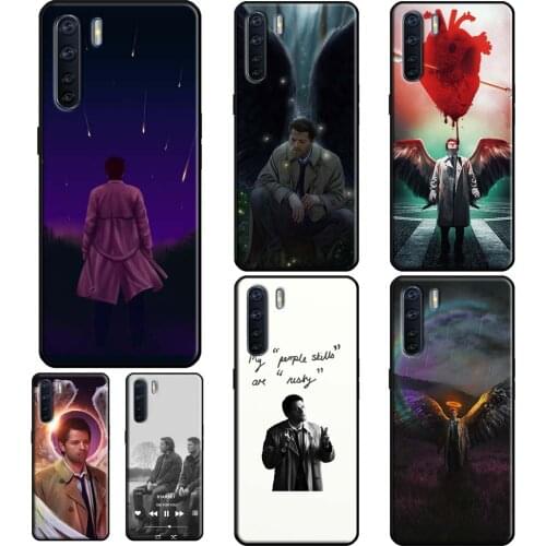 Angel Castiel Supernatural Case For OPPO Reno 2Z 4 Pro F5 F7 A52 A72 A92 A1K A5S A15 A91 A5 A9 A31 A53 2020 Coque