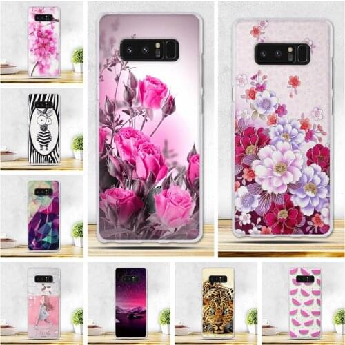 For Samsung Galaxy Note 8 Case For Samsung Note 8 Soft TPU Slim Back Cover Print Case for Samsung Galaxy Note 8 Note8 Cover Bags