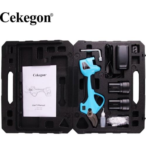Cekegon electric pruning shears rechargeable garden scissors pruning shears to battery battery scissors garden scissors