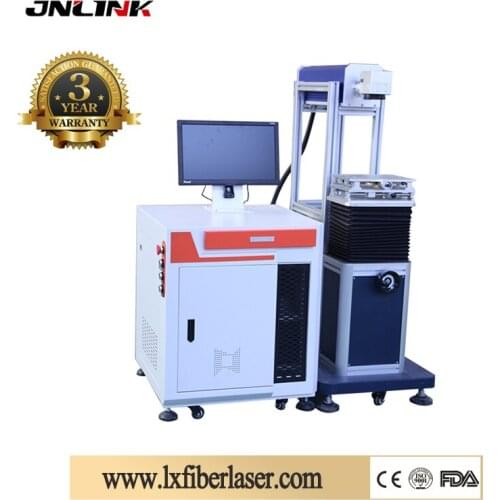 JNLINK CO2 Laser Marking/Etching Machine for Wood/Glass/Plastic bottle Packaging
