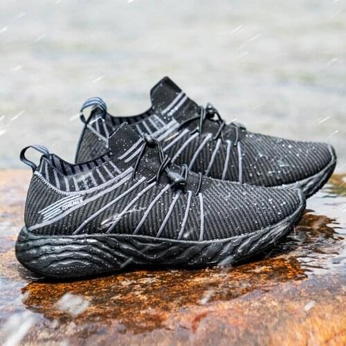 ONEMIX Man Black Running Shoes for Women 2021 Hot Run DMX Breathable Outdoor Walking Male Trekking Sneakers Waterproof Sport