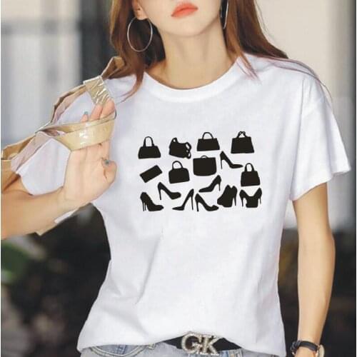 Summer Casual Tee Shirt Femme Fashion Print T Shirt Women Tops Plus Size Women T Shirt Short Sleeve Women Shirts Camisetas Mujer