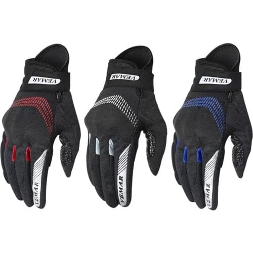VEMAR Full Finger Racing Motorcycle Gloves Guantes Moto Mountain Bike Gloves Cycling Motocross Riding Racing Cycling MX MTB DH