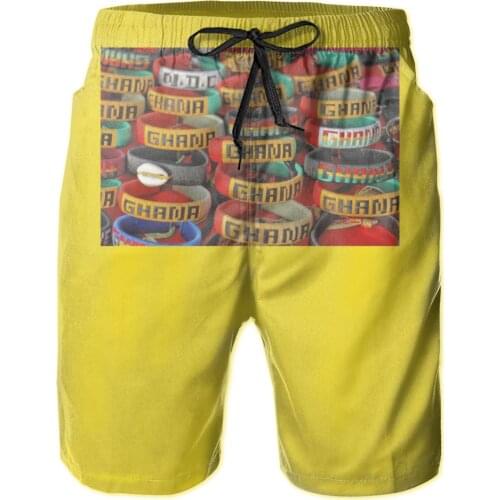 Male Shorts Beach R333 Breathable Quick Dry Humor GraphicSports Ghana Love Ghana West Africa Hardcover Journal
