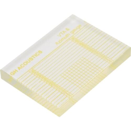 Protractor VTA Set, Turntable Phonograph LP Phonograph Cartridge Stylus Alignment Adjustment Tool,Contrast Protractor