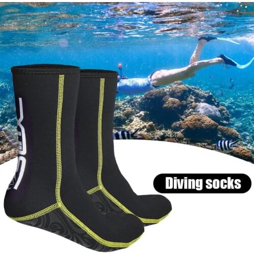 3mm Neoprene Diving Socks Boots Water Shoes Anti Slip Beach Warm Wetsuit Shoes Snorkel Surfing Swim Socks for Men Women