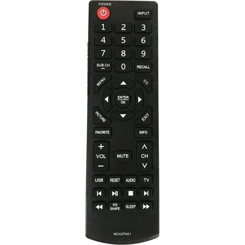 New MC42FN01 for SANYO LCD LED HDTV Remote Control MC42NS00 FW24E05F FW24E05T FW65D25T Fernbedienung