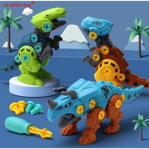 PB Playful Bag Childrens toys dinosaur eggs DIY Intellectual building blocks Parent child interactive creative gifts UG53