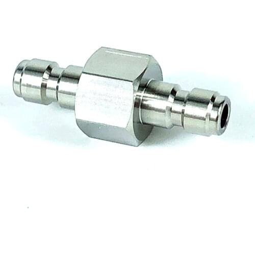 PCP Paintball Air Fill Nipple Diving Quick Connect Plug Male Male Coupler Stainless Steel