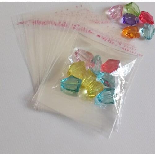 2000pcs Clear Opp Bag Self Adhesive Seal Transparent Bags For Cloth/gift/Jewelry Pouches Small Plastic Bags Display Packing Bag