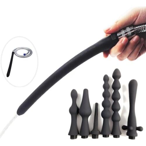 Wetips Silicone Bidet Shower Anal Washer Bidet Enema Cleaning Bath Anus Douche Ducha Clean Anal Dusche Tube Anal Enema Shower