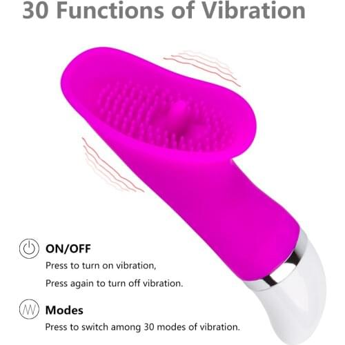 30 Mode Blowjob Tongue Vibrator Silicone Clitoris Stimulator Dildo Vibrator Oral Sex Toys for Woman Intimate