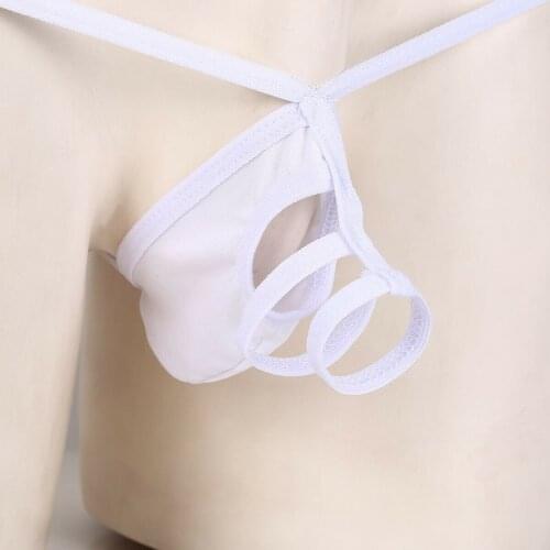 Mens G-String Thong Bikini Open Briefs Sexy Breathable Underwear T-Back fashion high quality Comfy Thong Male 2021 Hot 4 colors