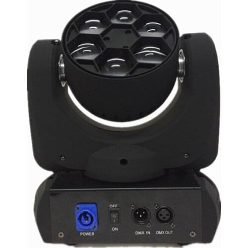 China supplier led light 6*15W 4 in 1 RGBW cree led mini bee eye moving head beam effect stage light dj lighting equipment ktv