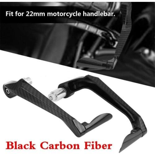 Universal 7/8Inch 22mm CNC Aluminum Handlebar Brake Clutch Lever Hand Guard Protector for Motorcycle Motorbike Scooters
