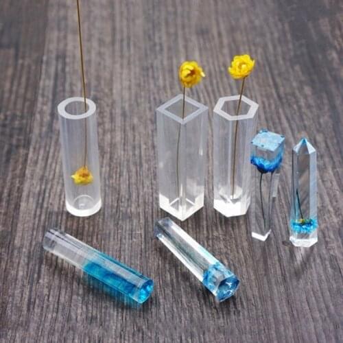 High Quanlity Jewelry Rectangle Round Cylinder Shape Body Pendant Casting Mold Tools Silicone Resin Craft DIY Jewelry Tool