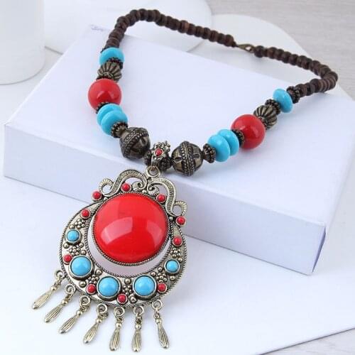 YADAChain Fashion Handmade Beads Sweater Presents&Necklace For women Jewelry Necklaces Statement Bohemian Long Necklace SE210008