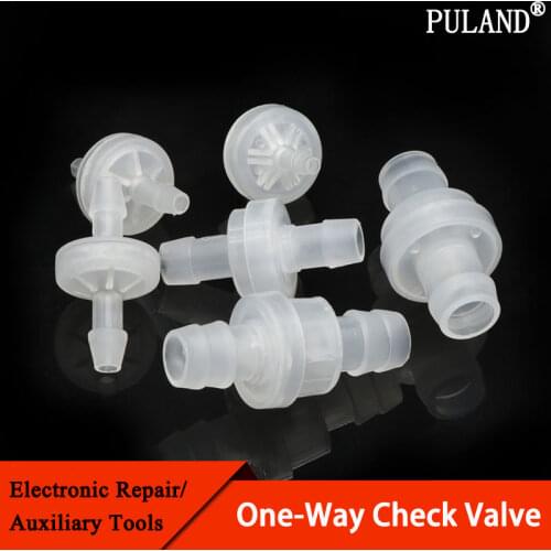 3,4,5,6,8,10,12mm Plastic One-Way Non-Return Pagoda Inline Fluids Check Valve for Fuel Gas Liquid Ozone-Resistant Water Stop