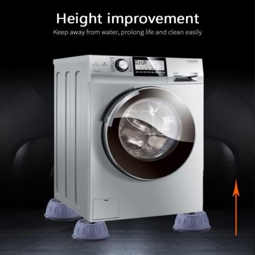 Washing Machine Anti Vibration Feet Pads Rubber Legs Slipstop Silent Skid Raiser Mat Support Dampers Stand Furniture Bathroom